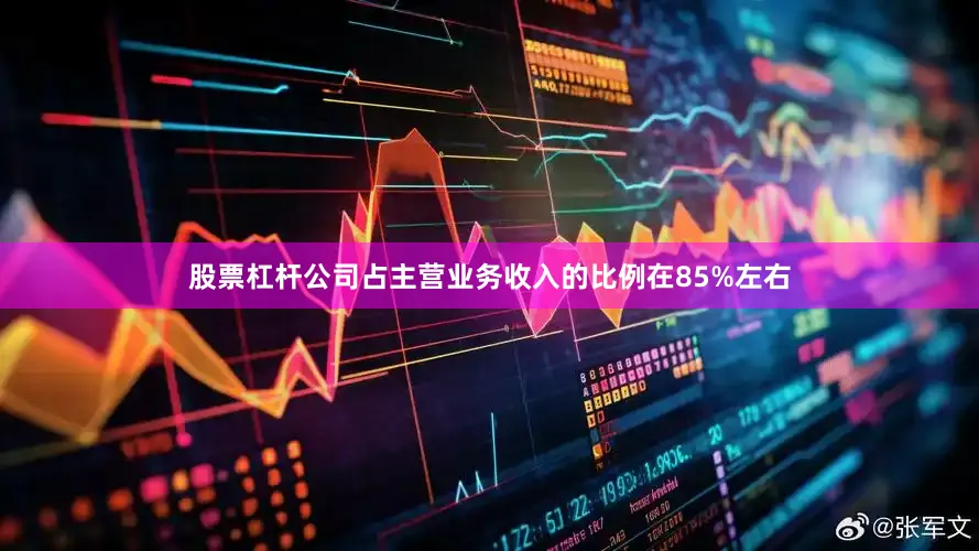 股票杠杆公司占主营业务收入的比例在85%左右